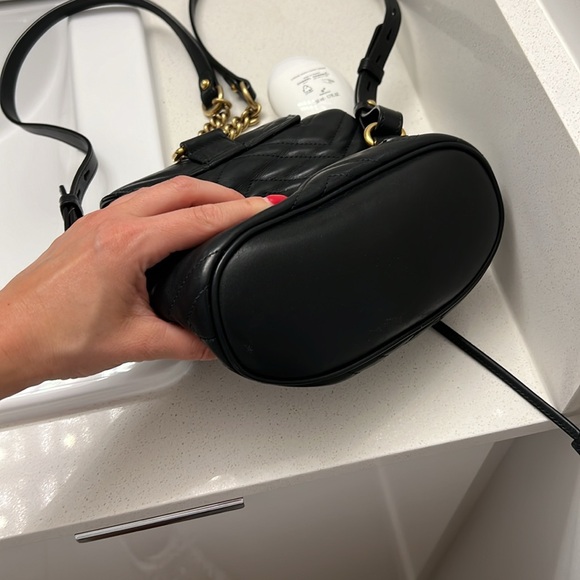 Gucci Matelasse GG Marmont Flap Backpack - Picture 9 of 11